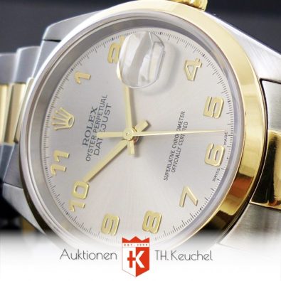Rolex Datejust Gold Stahl Automatic Ref. 16203 Chronometer 36 mm