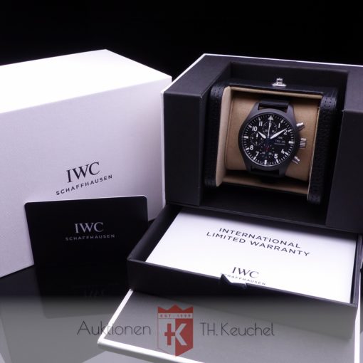 IWC Pilot's Watch Chronograph Top Gun Keramik Full Set ungetragen 03/2021 Ref. IW389101