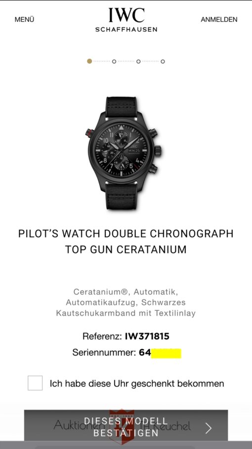 IWC Pilot’s Watch Double Chronograph TOP GUN Ceratanium® IW371815
