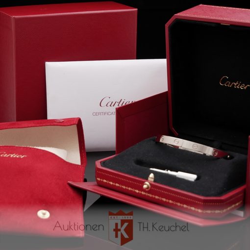 Cartier LOVE Armreif 750er Weißgold