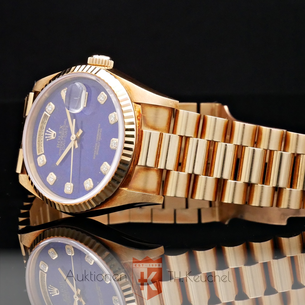 Rolex Day-Date 18238 Lapis Lazuli Diamant
