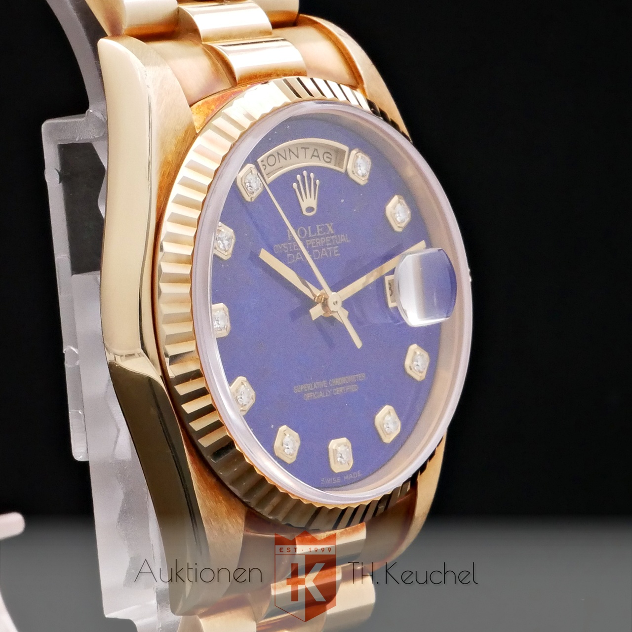Rolex Day-Date 18238 Lapis Lazuli Diamant