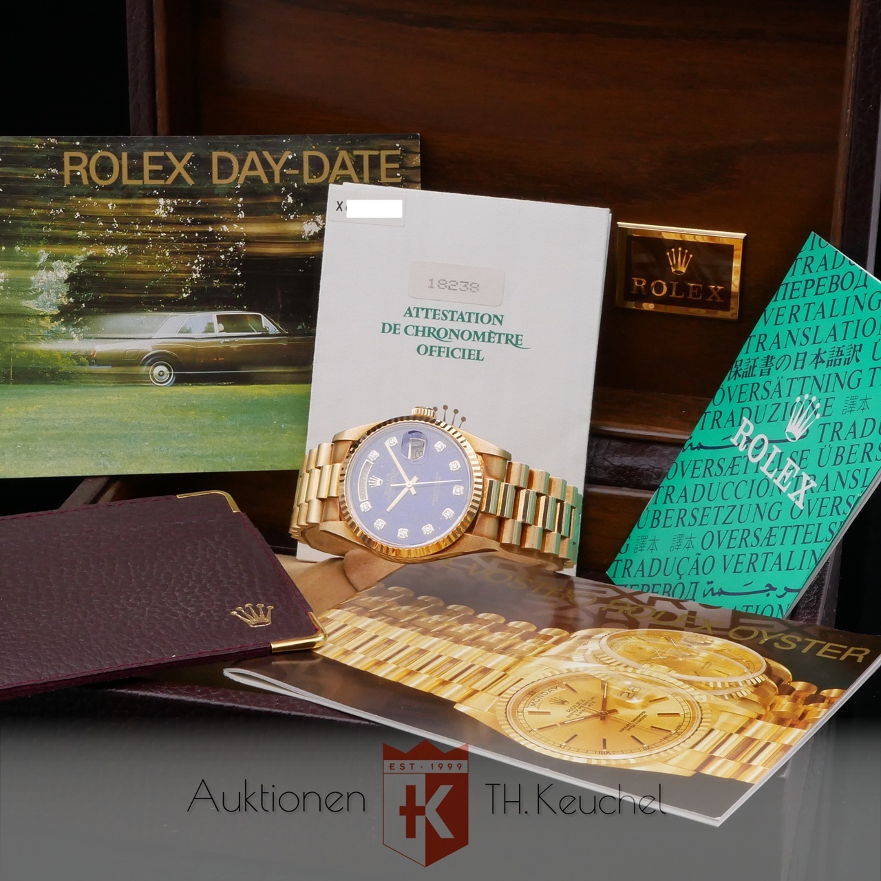 Rolex Day-Date 18238 Lapis Lazuli Diamant