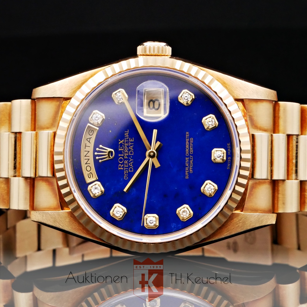 Rolex Day-Date 18238 Lapis Lazuli Diamant
