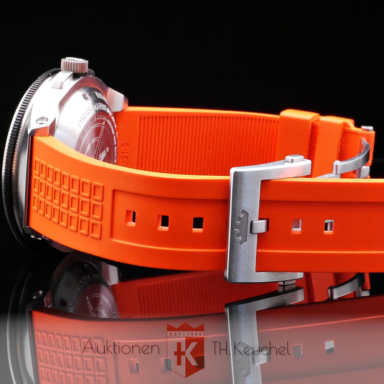 Fortis Marinemaster M-44 Amber Orange auf Horizon Strap F8120013 NEU 2026 – Bild 5