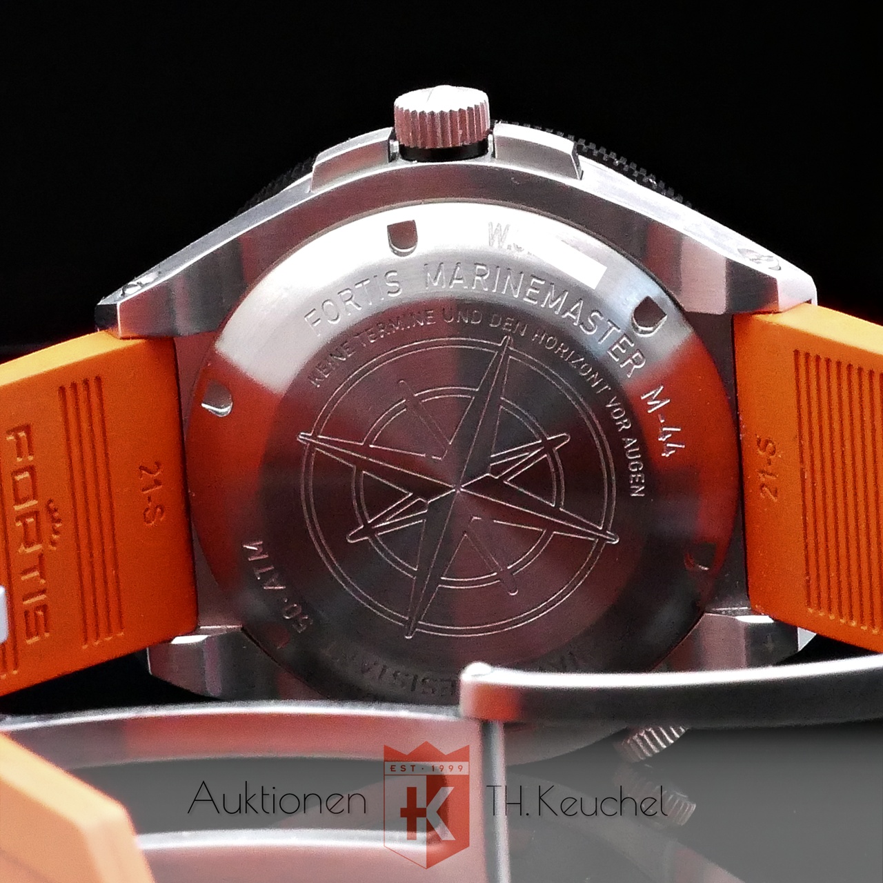 Fortis Marinemaster M-44 Amber Orange auf Horizon Strap F8120013 NEU 2026 – Bild 6
