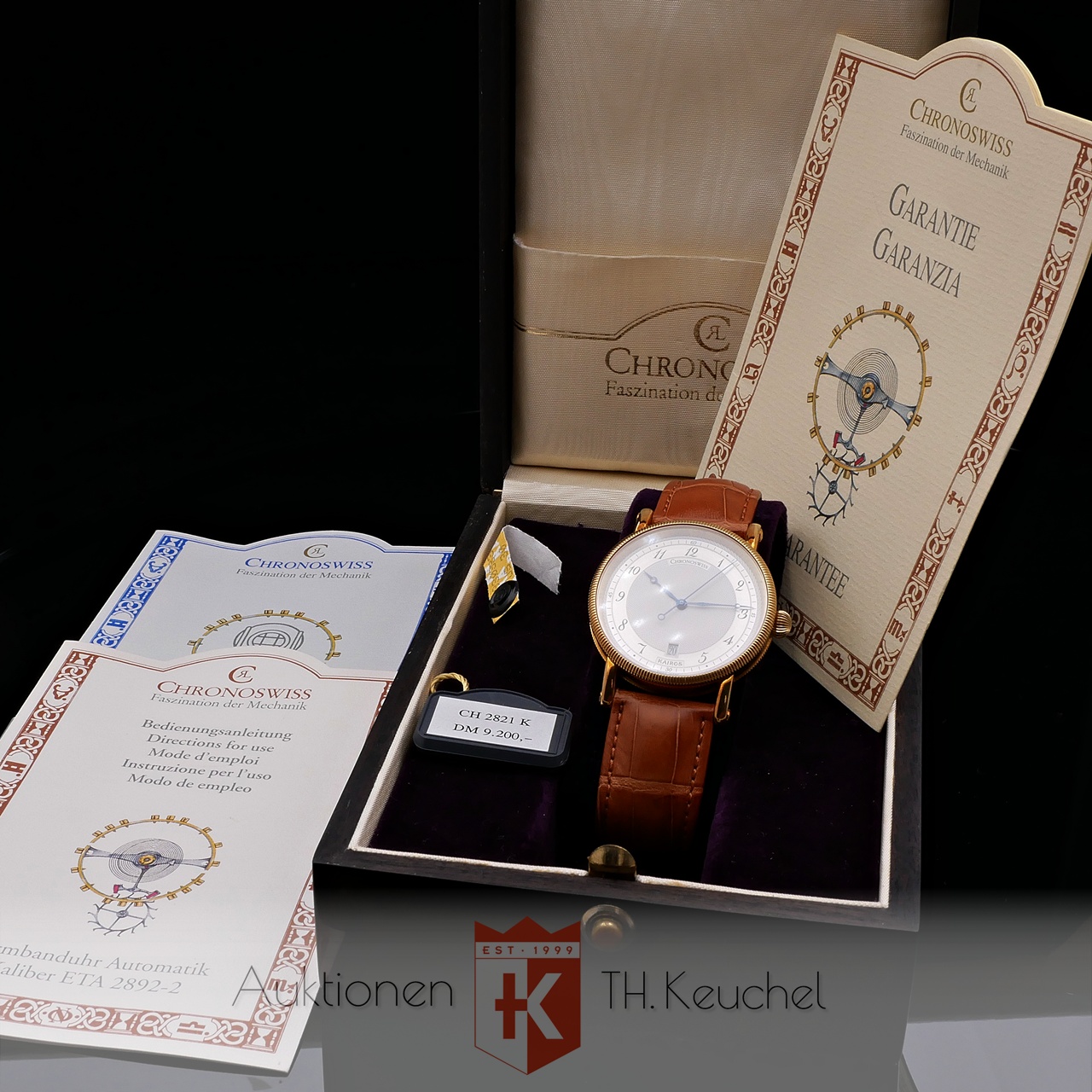 Chronoswiss Karios Vollgold 18K 750 CH 2821