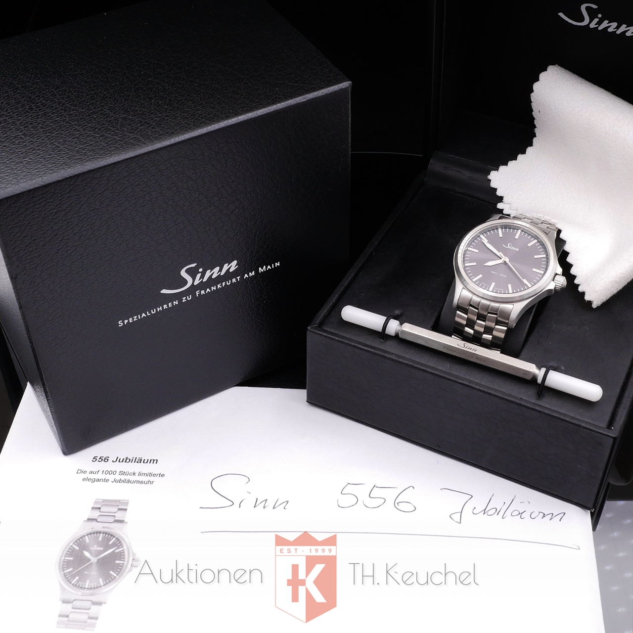 Sinn 556 Jubiläum elegante Uhr limitiert 1961 - 2016